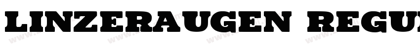 LinzerAugen Regular字体转换